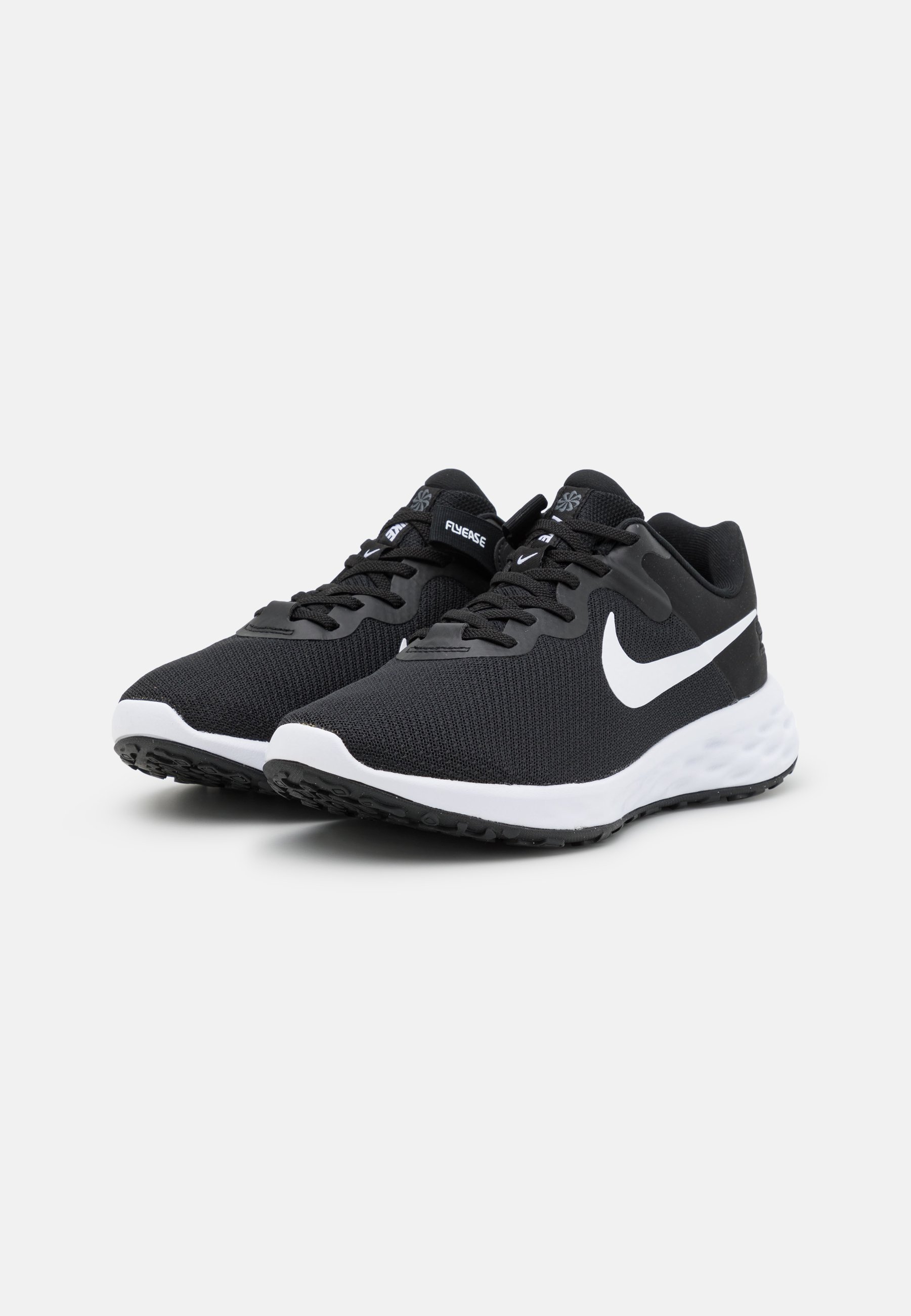 Nike Performance REVOLUTION 6 FLYEASE - Zapatillas de running neutras -  black/white/iron grey/negro - Zalando.es