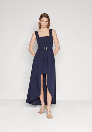 BELTED TULIP SKIRT MAXI - Cocktail dress / Party dress - navy blue