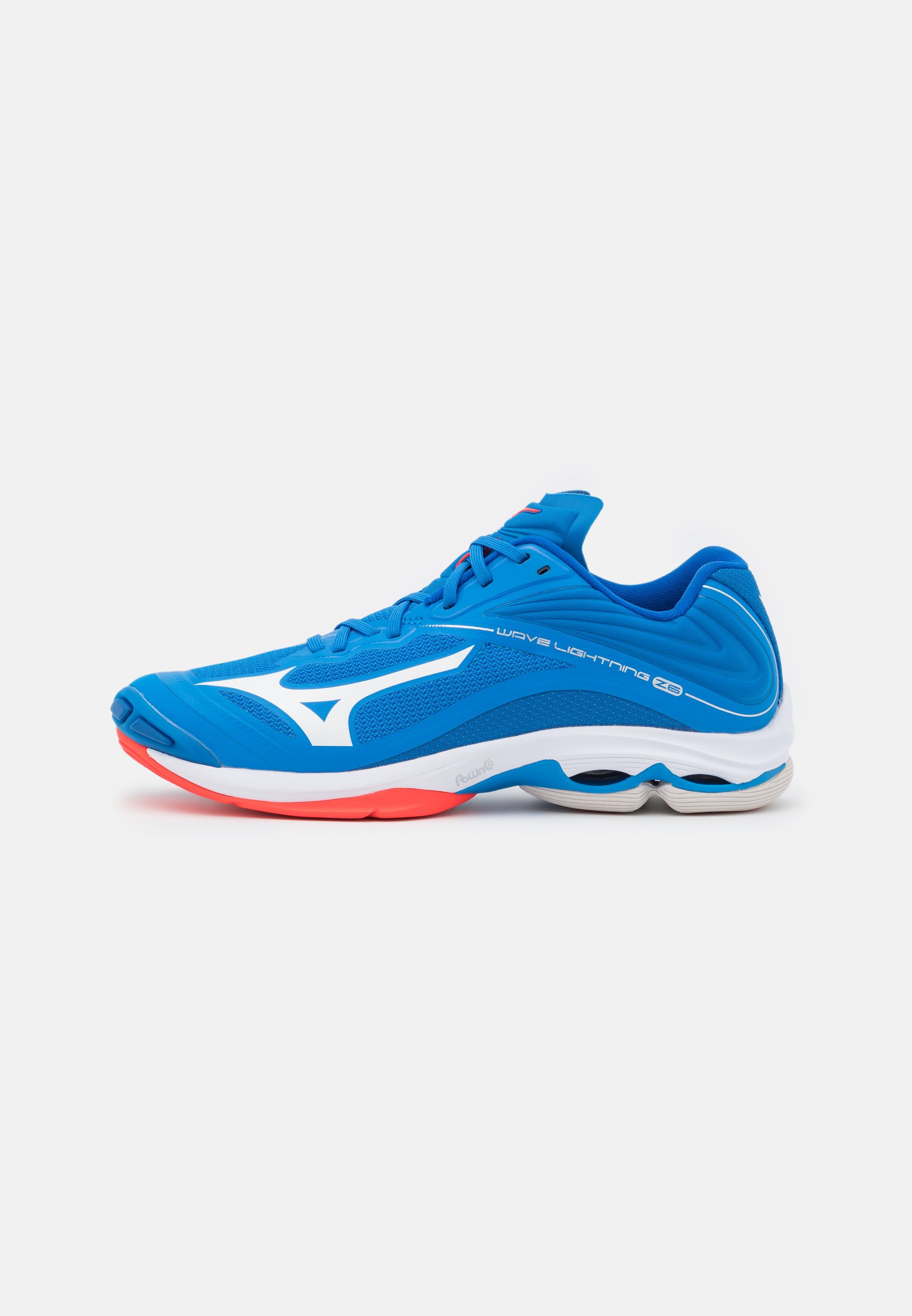 Mizuno WAVE LIGHTNING Z6 - Volleybalschoenen - french blue/white/ignition  red/blauw - Zalando.nl