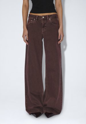 Dr.Denim, RHUE LOW WIDE - Pernera ancha - washed aubergine