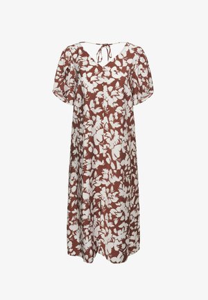 Kaffe Curve, KCEVIA - Jurk - henna chalk flower