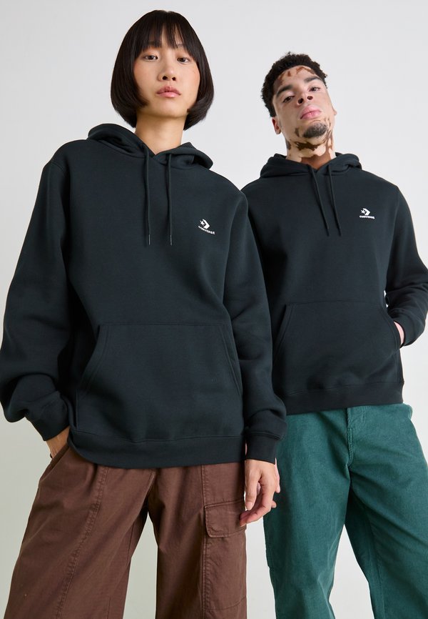 EMBROIDERED STAR CHEVRON BRUSHED BACK HOODIE UNISEX - Hoodie3