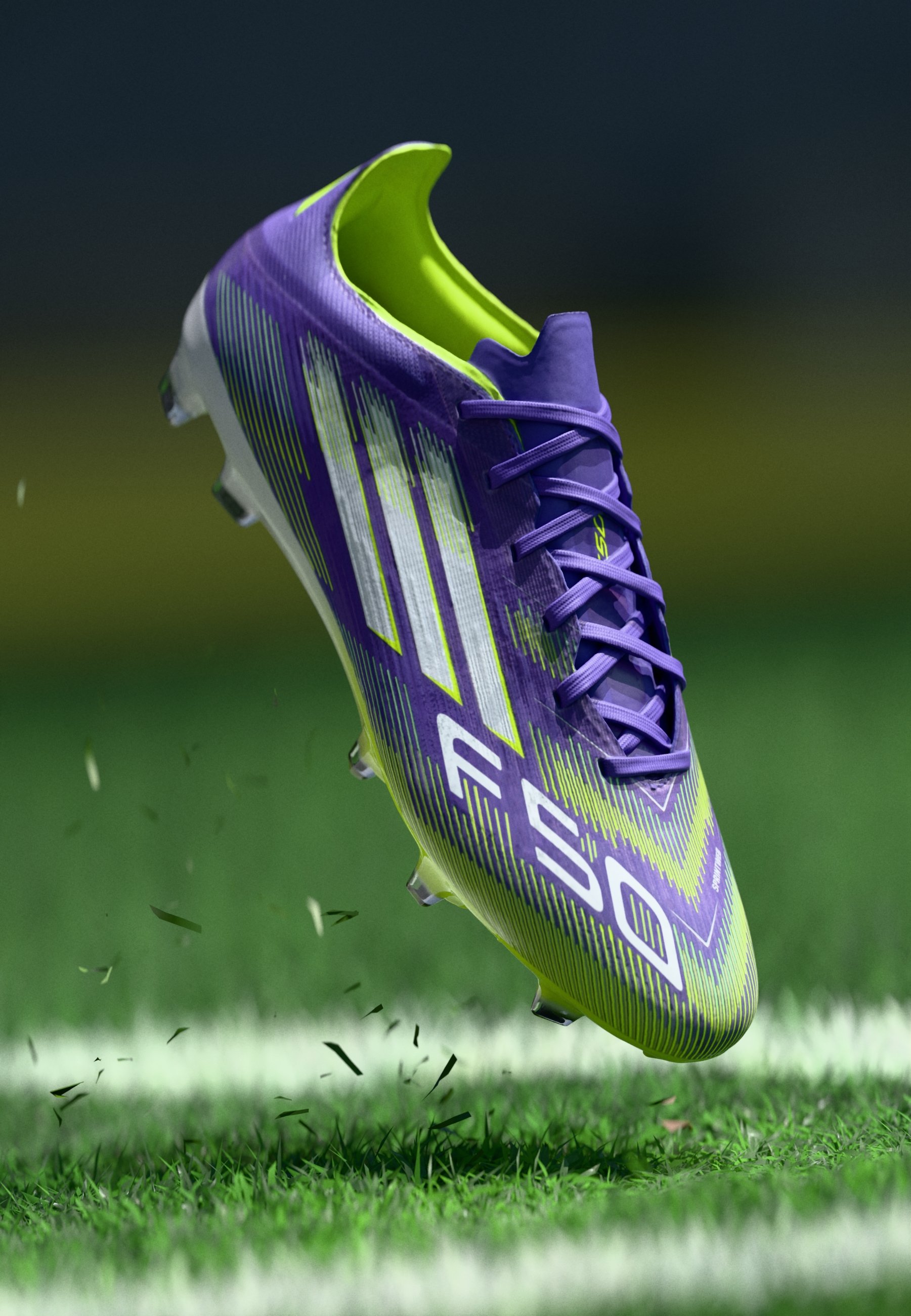 Adidas F50 Messi Elite Firm Ground Soccer Cleats- White/Red White / 10, image size:1801x2600