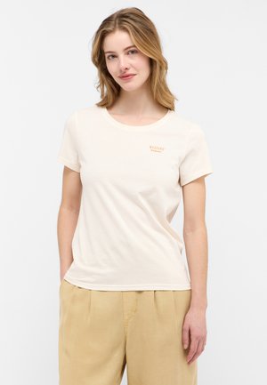 Mustang ALMA REGULAR FIT - Basic T-shirt - weiß