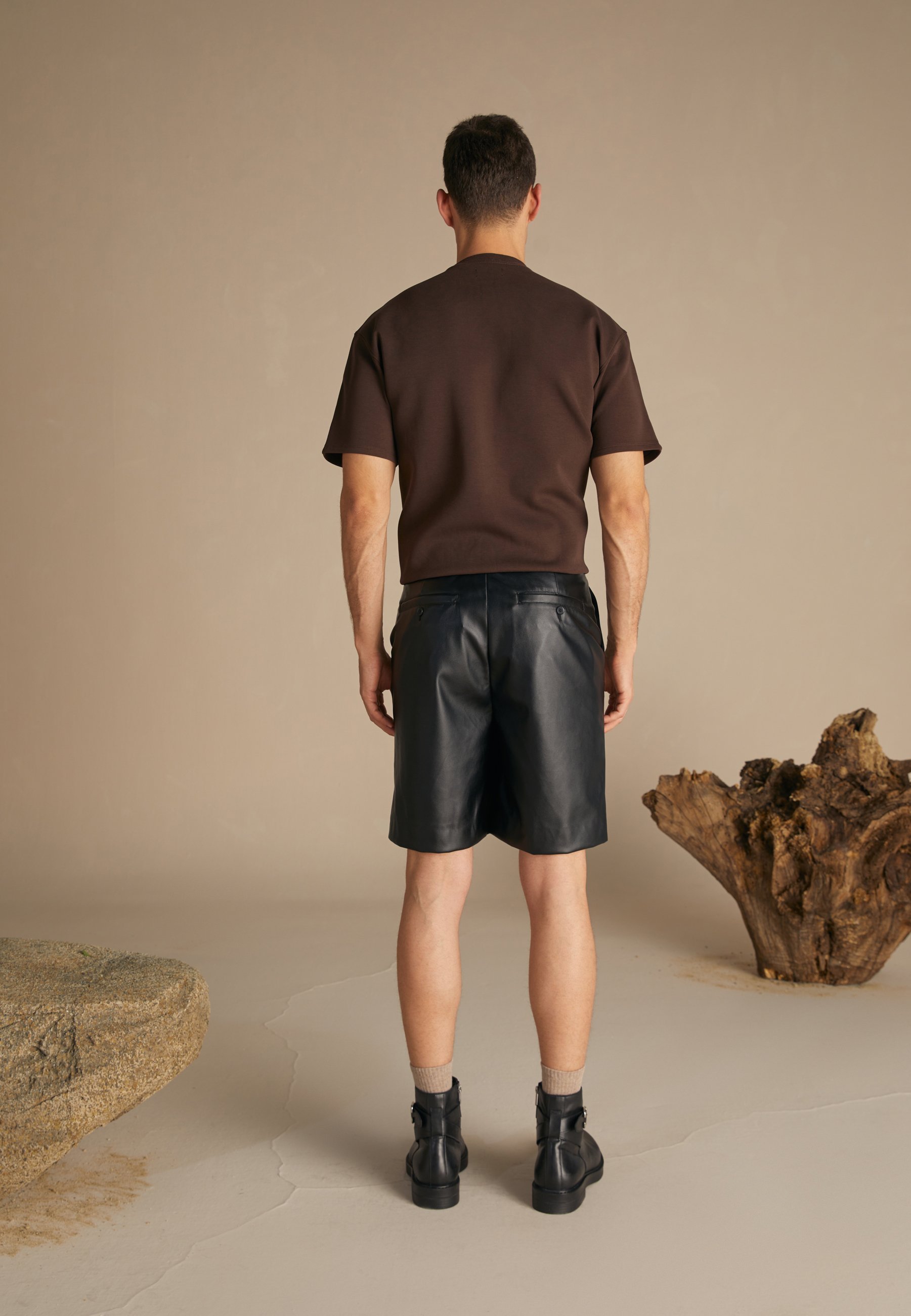 【Peter Do】Leather Shorts Black 38 Peter Do】Leather Shorts Black 38