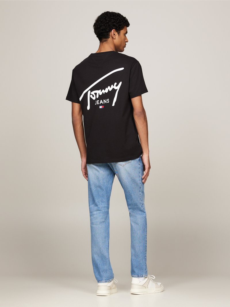 Tommy Jeans SIGNATURE TEE - T-shirt estampada - black