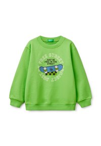 United Colors of Benetton - CREW NECK WITH PRINT - Sweatshirt - green Image miniature 1