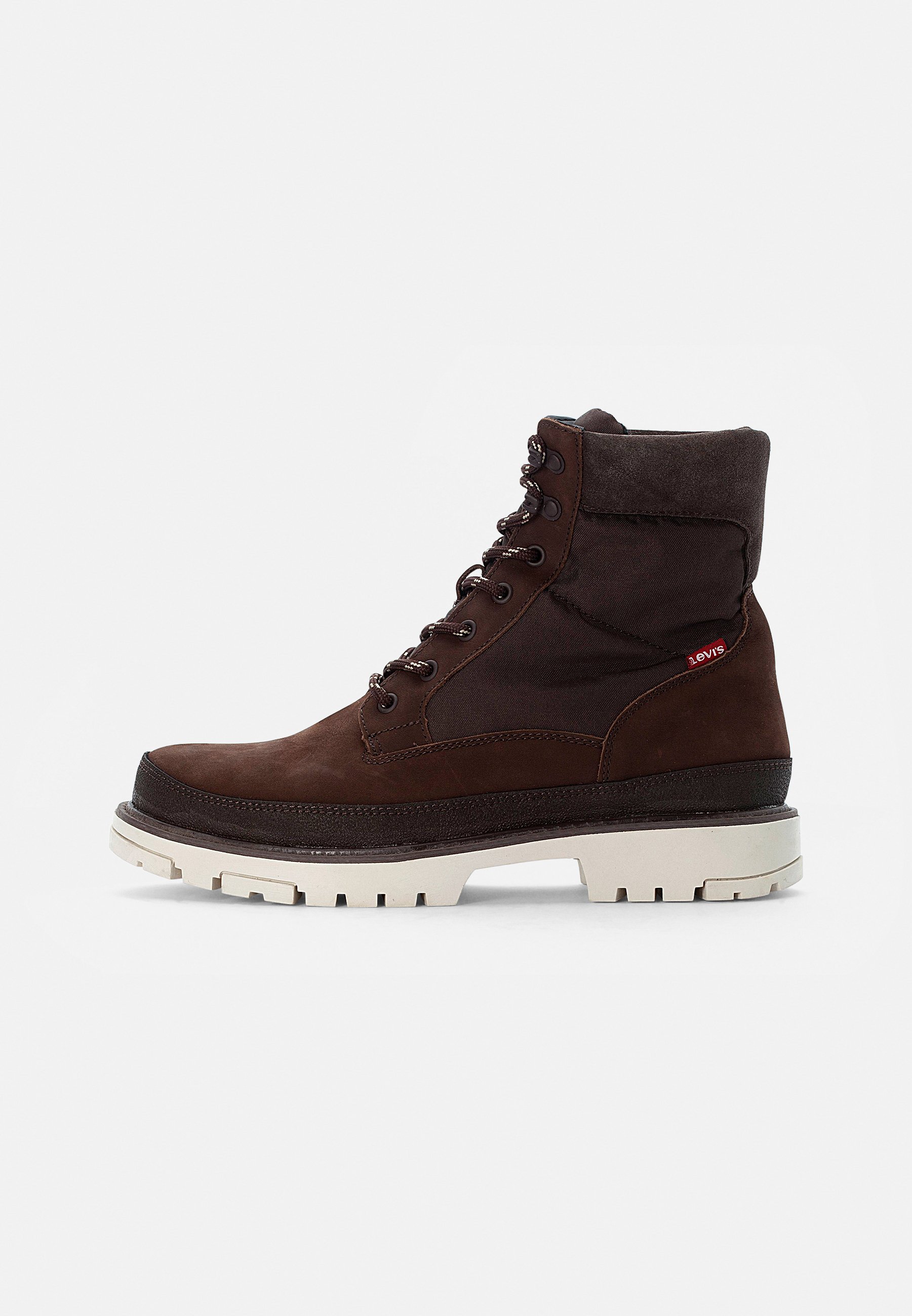 Levi's® TORSTEN QUILTED - Botines con cordones - dark brown/marrón -  Zalando.es