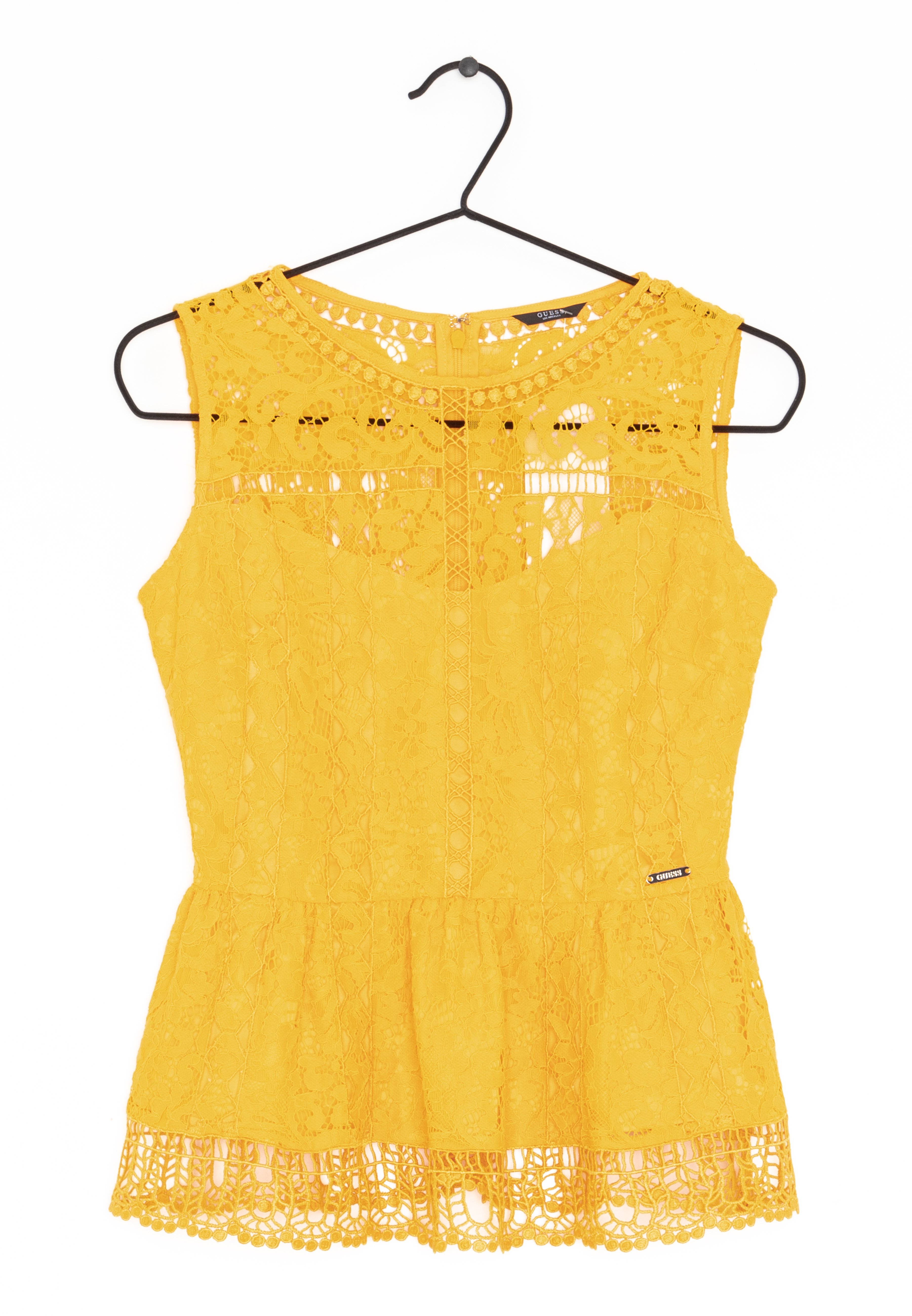yellow guess top
