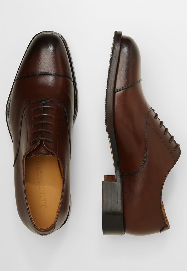 J.LINDEBERG HOPPER TOE PORT Pensko med snøring brown JOOP! KLEITOS LACE UP Pensko med snøring cappuccino