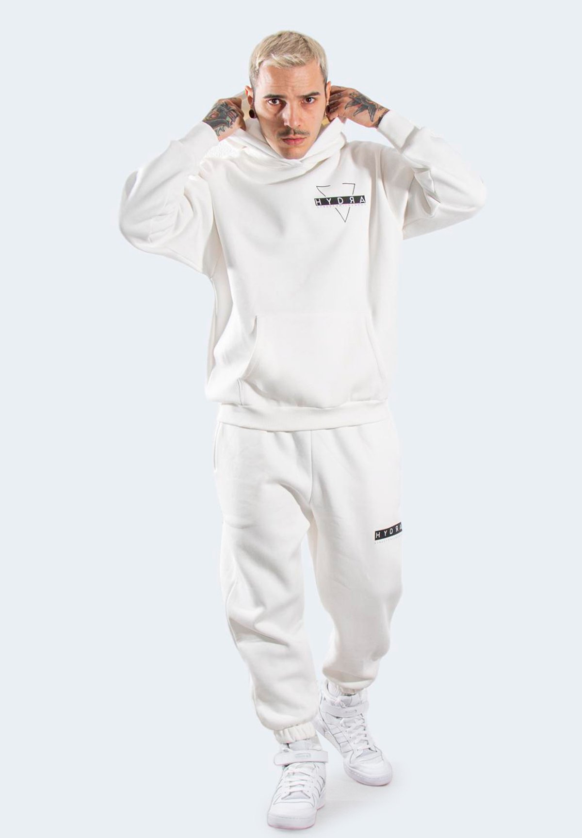 Hydra Clothing TUTA CON CAPPUCCIO - ITALIAN CREED - COMBINATION CLOTHING -  HYDRA CLOTHING - Felpa con cappuccio - cream/avorio - Zalando.it