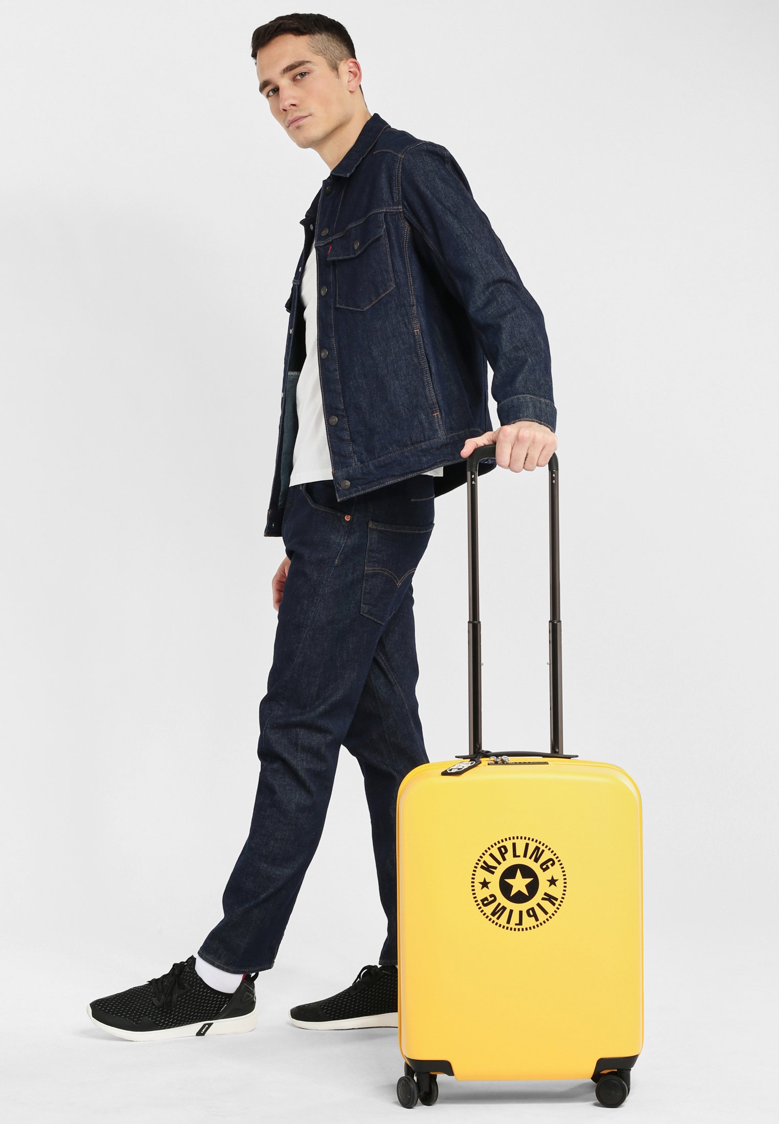 Kipling CURIOSITY S - Trolley - vivid yellow nc/giallo screziato - Zalando .it