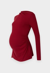 Long sleeved top - dark red