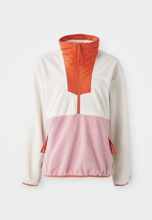 Columbia SEQUOIA GROVE™ 1/2 ZIP  - Sweat polaire - chalk/eraser pink/tuscan