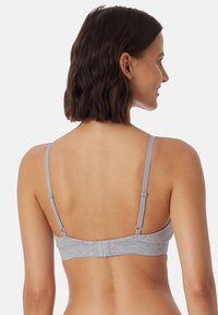 Schiesser MIT HERAUSNEHMBAREN PADS - PURE - Trojúhelníková podprsenka - grau-mel.