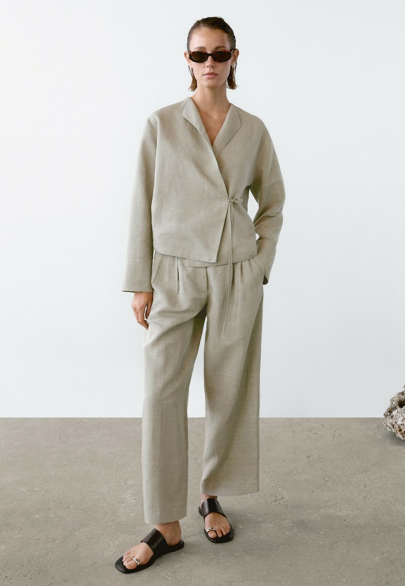 Massimo Dutti - Blazer - beige, Enlarge
