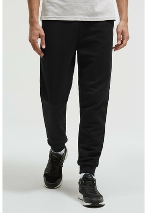 Camp David, CAMP DAVID JOGGER AUS HEAVY JERSEY MIT TWILL-STRUKTUR - Jogginghose - black