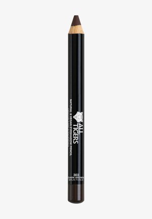 All Tigers NATURAL & VEGAN EYESHADOW PENCIL - Eyeshadow - dark brown "set your rules"