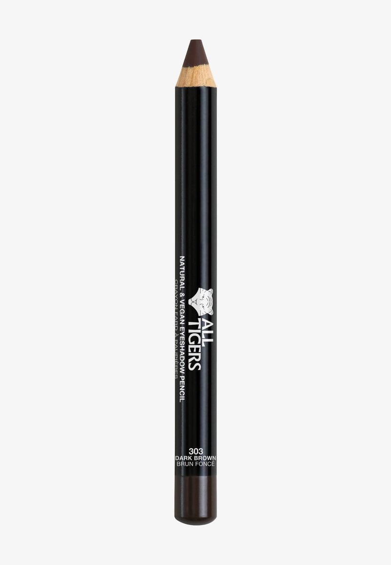 All Tigers - NATURAL & VEGAN EYESHADOW PENCIL - Oogschaduw - dark brown "set your rules", Vergroten