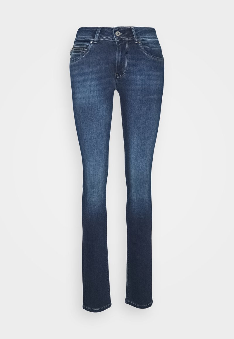 Pepe Jeans Slim fit jeans donkerblauw denim