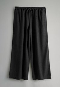 THE SET REGULAR FIT - 2 PACK WIDE LEG PULL ON - Trousers - black white