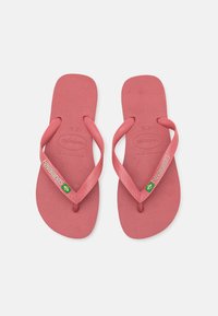 Havaianas - BRASIL LOGO UNISEX - T-pántos szandálok - pau brasil Miniatűr kép 1