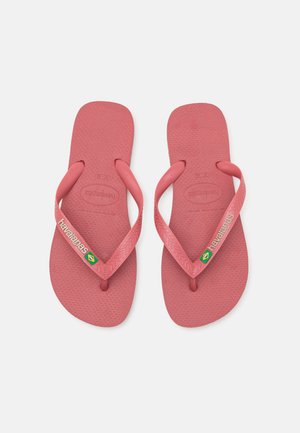 BRASIL LOGO UNISEX - T-bar sandals - pau brasil