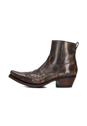 Bottines de cowboy / motard - bruin