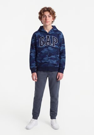 GAP HERITAGE LOGO  - Sweat zippé - blue camo