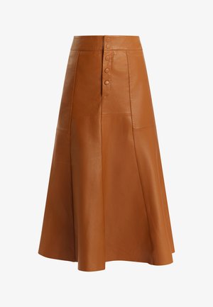 DreiMaster, Leren rok - cognac