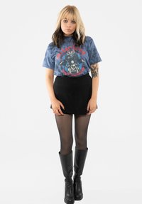 Paradiso Clothing MOTORHEAD BORN TO LOSE BIKER DYE WASH - Print T-shirt - navy
