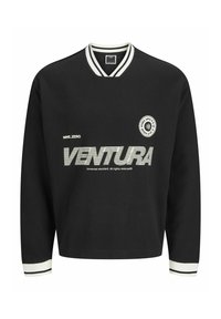 HORIZON  V-NECK - Sweatshirt - black