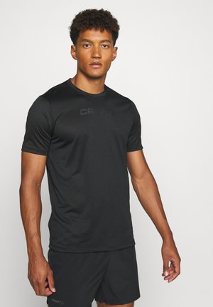 CORE ESSENCE TEE - T-shirt med print - black