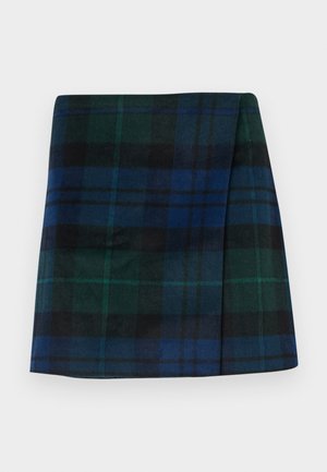 GAP, KILT - Minirock - blue/green