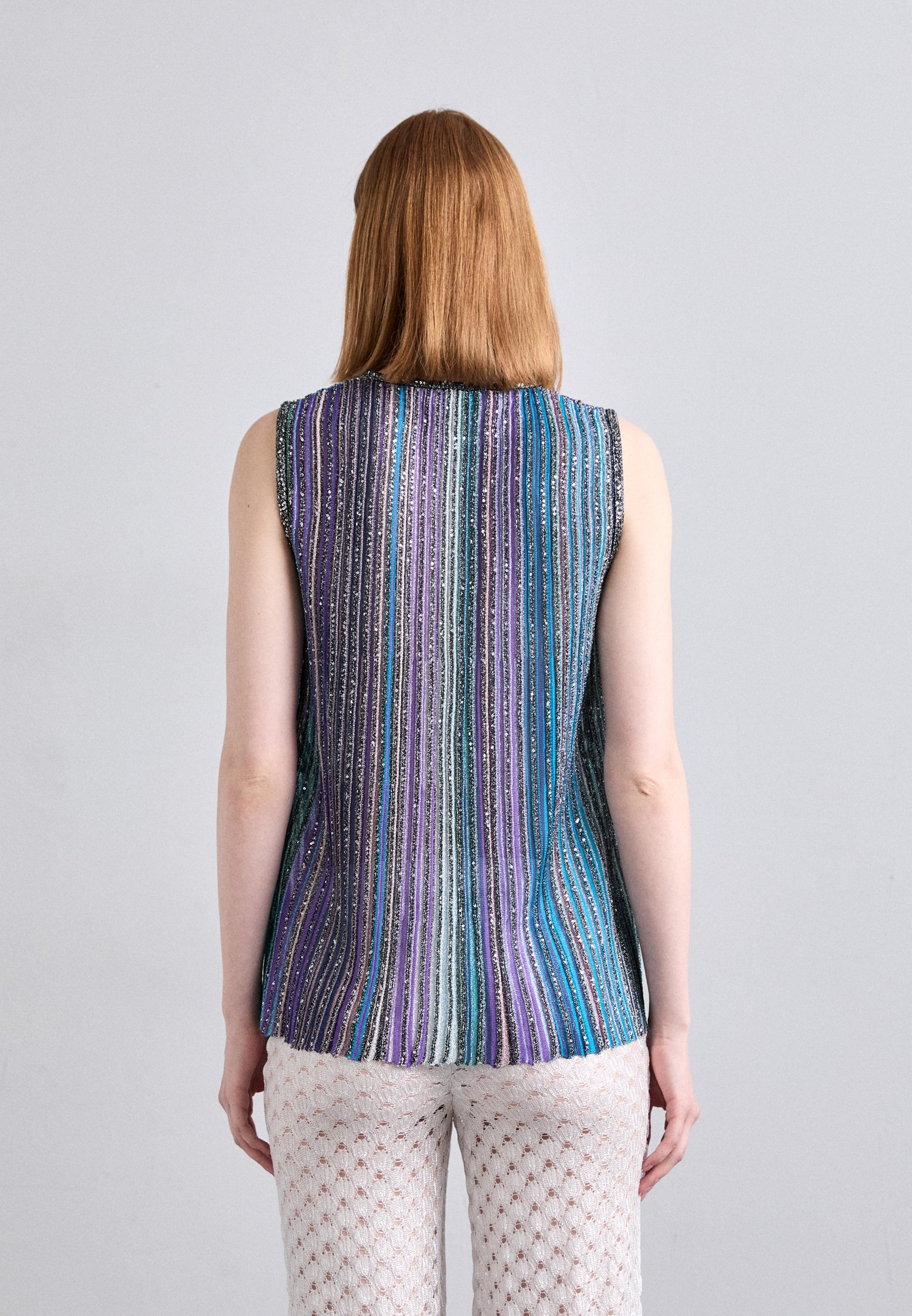 売れ筋商品|||ミッソーニ Tシャツ レディース トップス TANK  - Top - dark tones multicolor Missoni TANK - Top - dark tones multicolor/multi-coloured