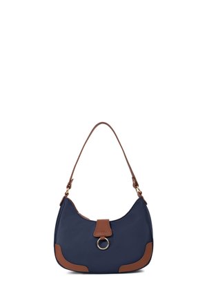 Fagola, SAC PORTÉ ÉPAULE 1 ANSE - Sac à main - marine marron