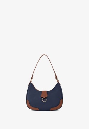 Fagola, SAC PORTÉ ÉPAULE 1 ANSE - Sac à main - marine marron