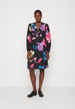 Selected SLFROSEMARY MIDI WRAP DRESS - Φόρεμα ημέρας - black