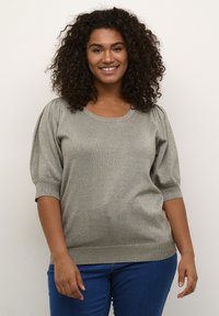 Kaffe Curve - REGITTA - T-Shirt basic - vetiver Thumbnail-Bild 1