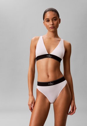 Calvin Klein Underwear, LIGHTLY LINED TRIANGLE - CK GRAPHIC - Trekants-bh'er - white