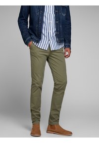 Jack & Jones - Chino - olive night Miniatuurafbeelding 1