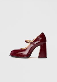 CASILDA - Lodičky na vysokém podpatku - burgundy
