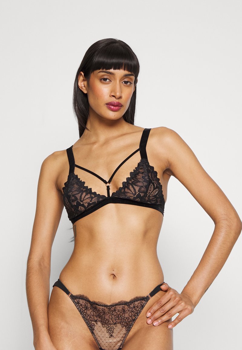We Are We Wear JASMINE HARNESS TRIANGLE Triangle bra black Zalando.ie