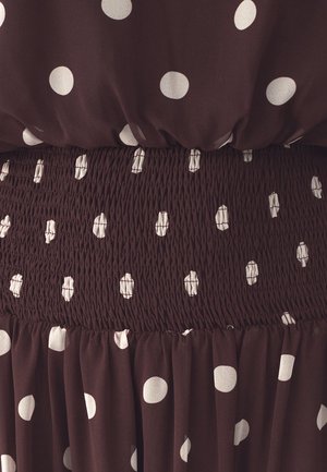 ST MRLO, FARLEY - Maxi-jurk - chocolate spot