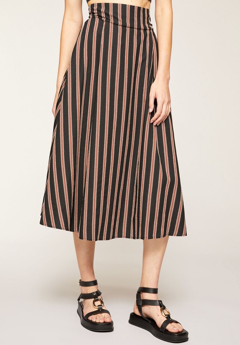 XL/2XL (48-52))Collant A Righe Nere E Viola Da Donna Taglie Forti - Foto 8