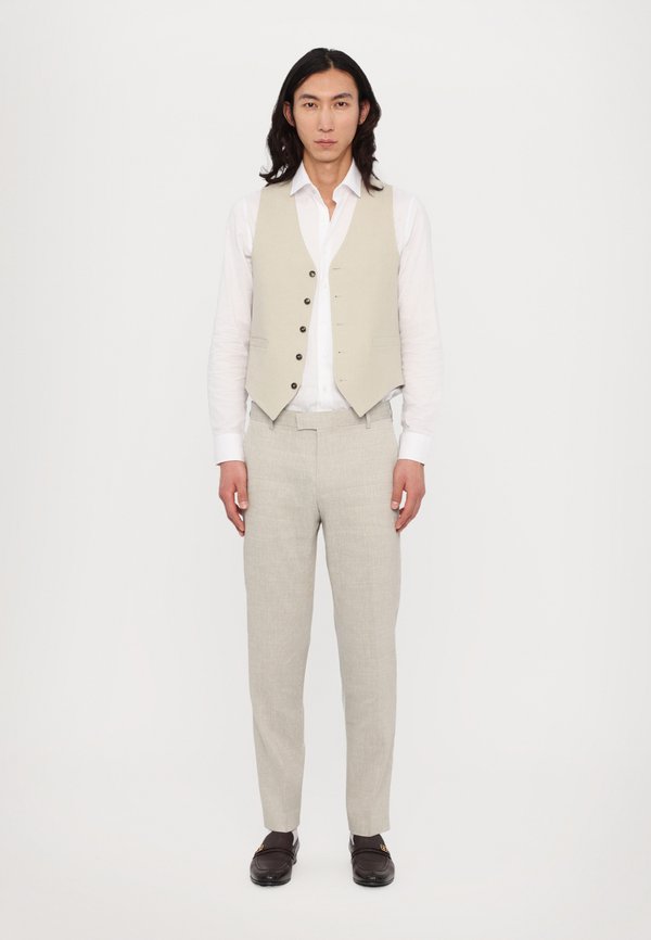 WAYDE - Suit waistcoat - cream sand2