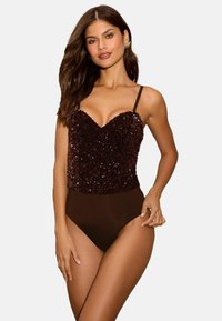 SEQUIN - Body - chocolate brown