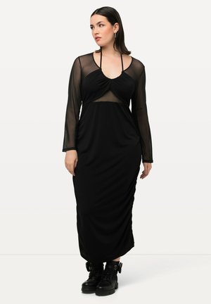 LAYERED MAXI - Vestito lungo - black