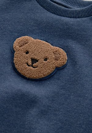 Next CREW NECK - Mikina - navy blue bear