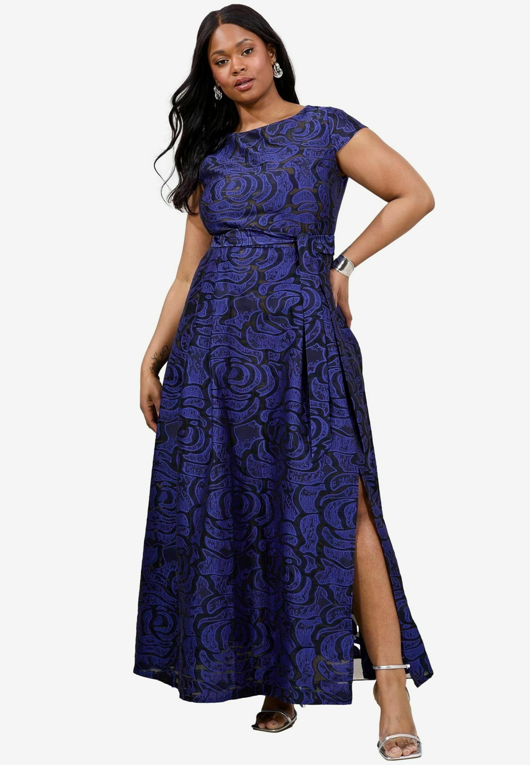 Robe Lipsy Bleue Avec Décolleté Perlé - Taille 10, Neuve Avec étiquettes